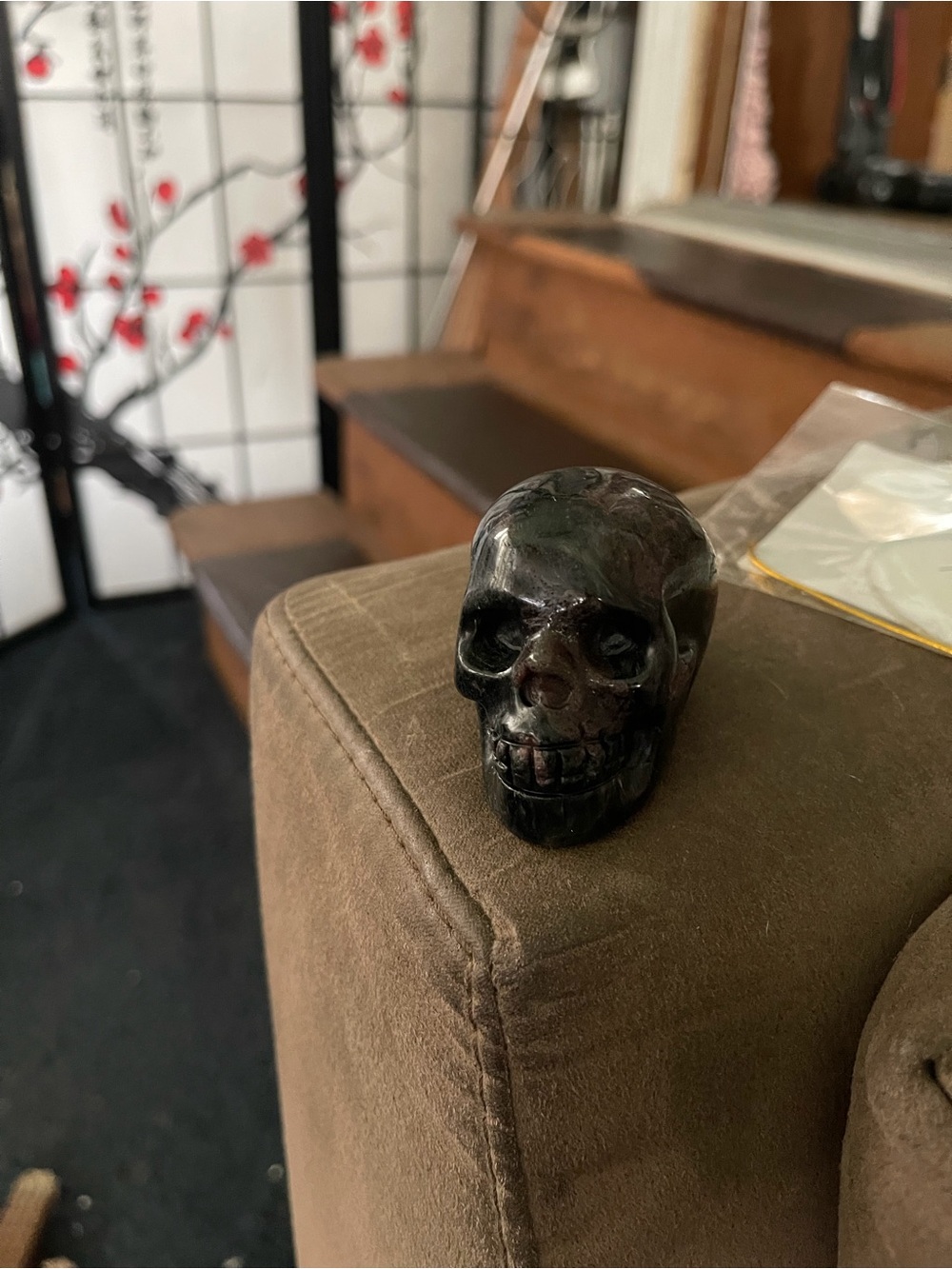 Mini Crystal stone skull